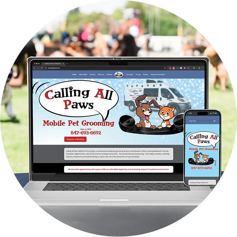 Website Showcase - Calling All Paws-2